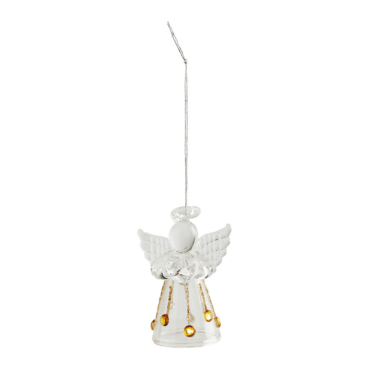 Coffret 3 mini anges en verre transparent, MATHILDE M