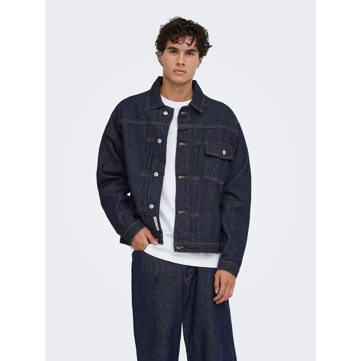 Veste En Jean dark blue denim, ONLY & SONS