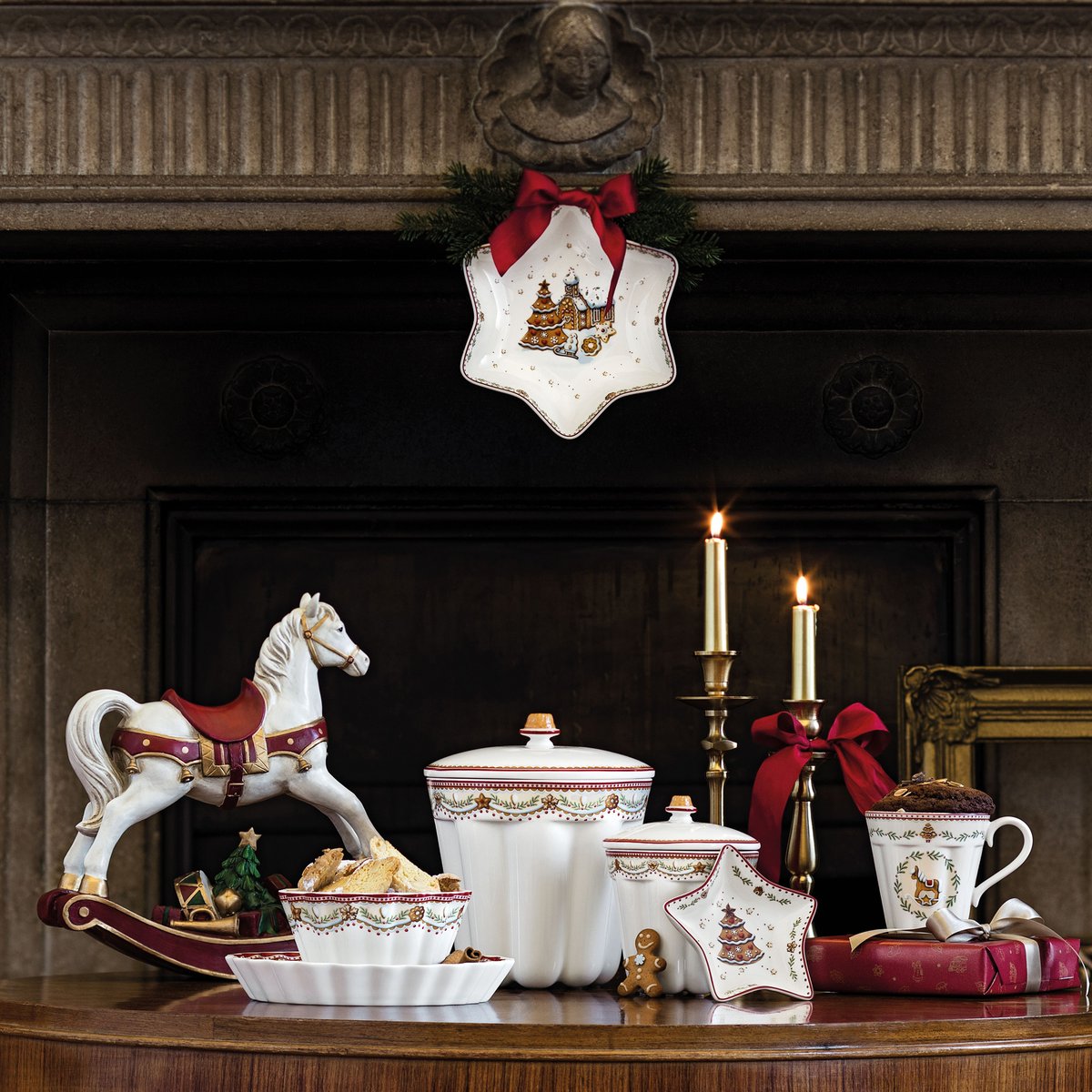 Coupe Étoile Moy., Village En Pain D'ép. WINTER BAKERY DELIGHT couleur unique, VILLEROY & BOCH