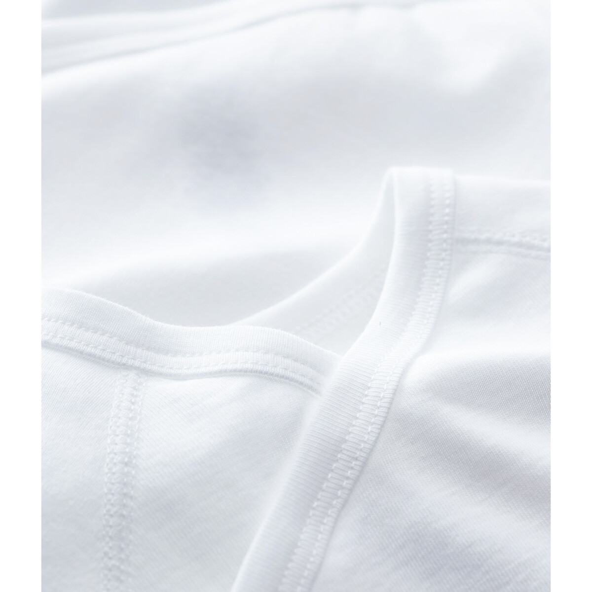 Set van 2 rompertjes met gekruiste sluiting wit, PETIT BATEAU