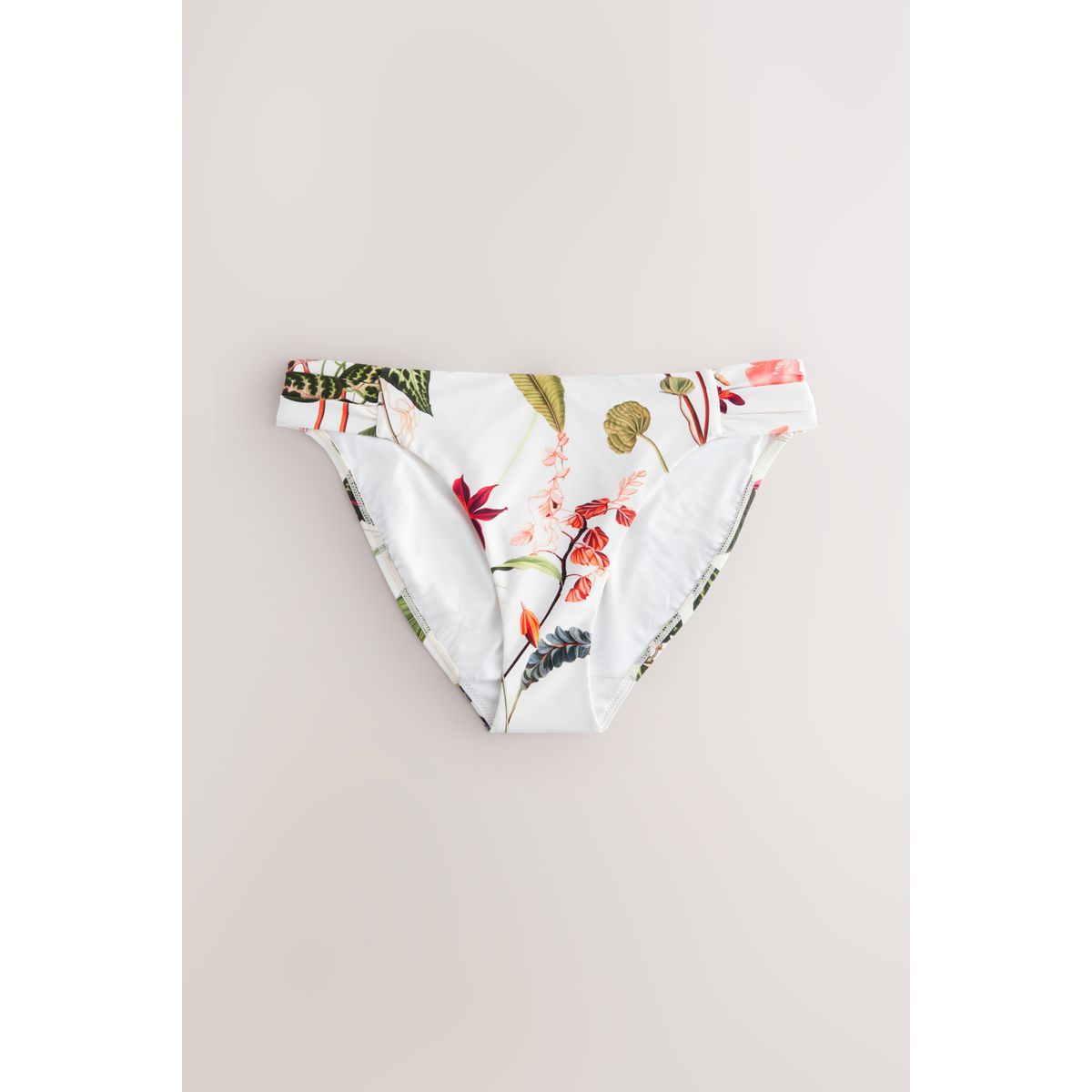 Bas de maillot de bain plage piscine crème  à fleurs, NEXT