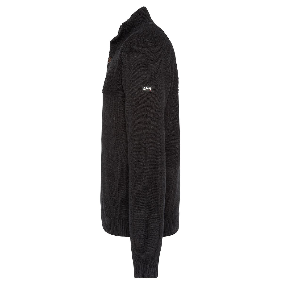 Pull camionneur noir, SCHOTT