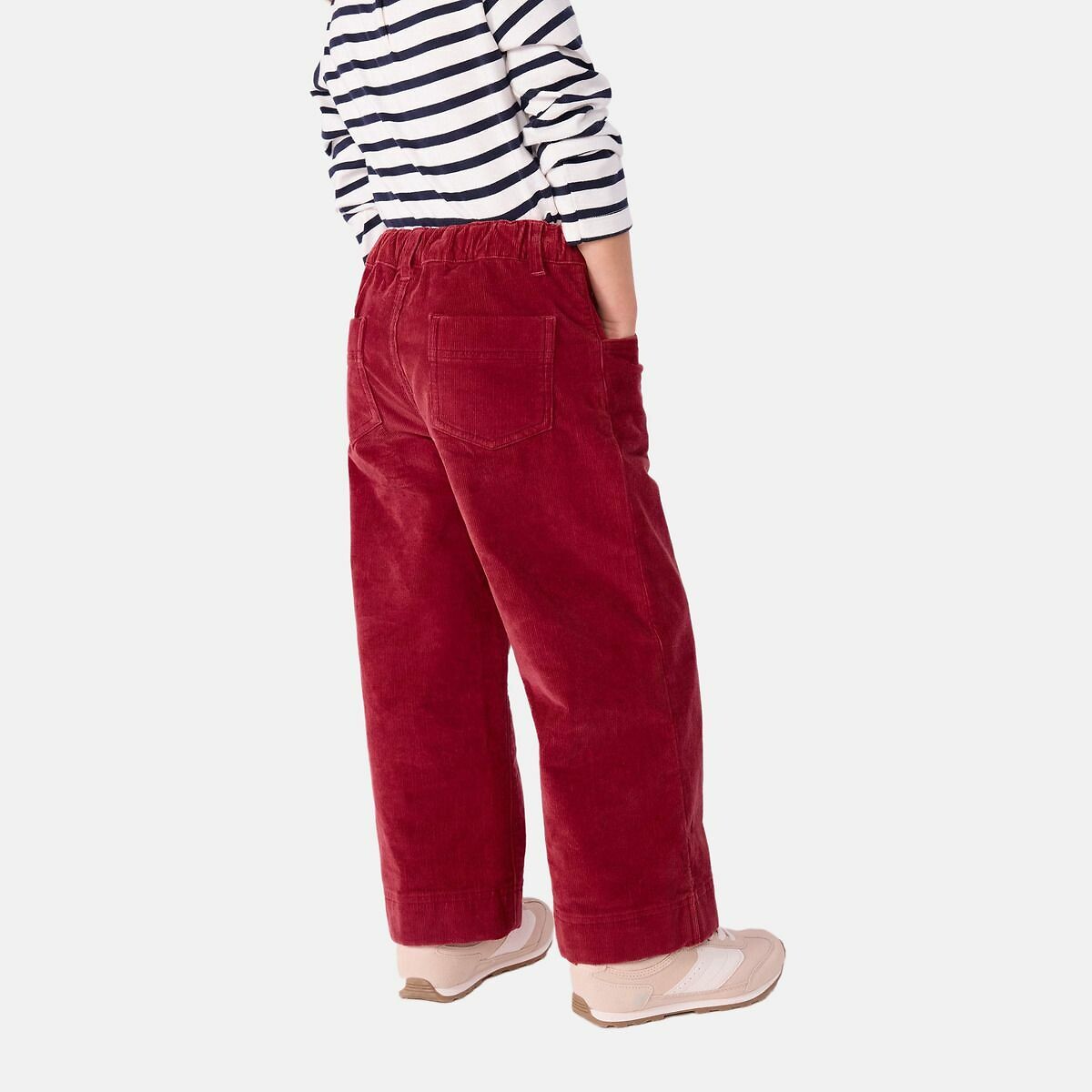 Corduroy Trousers burgundy, PETIT BATEAU