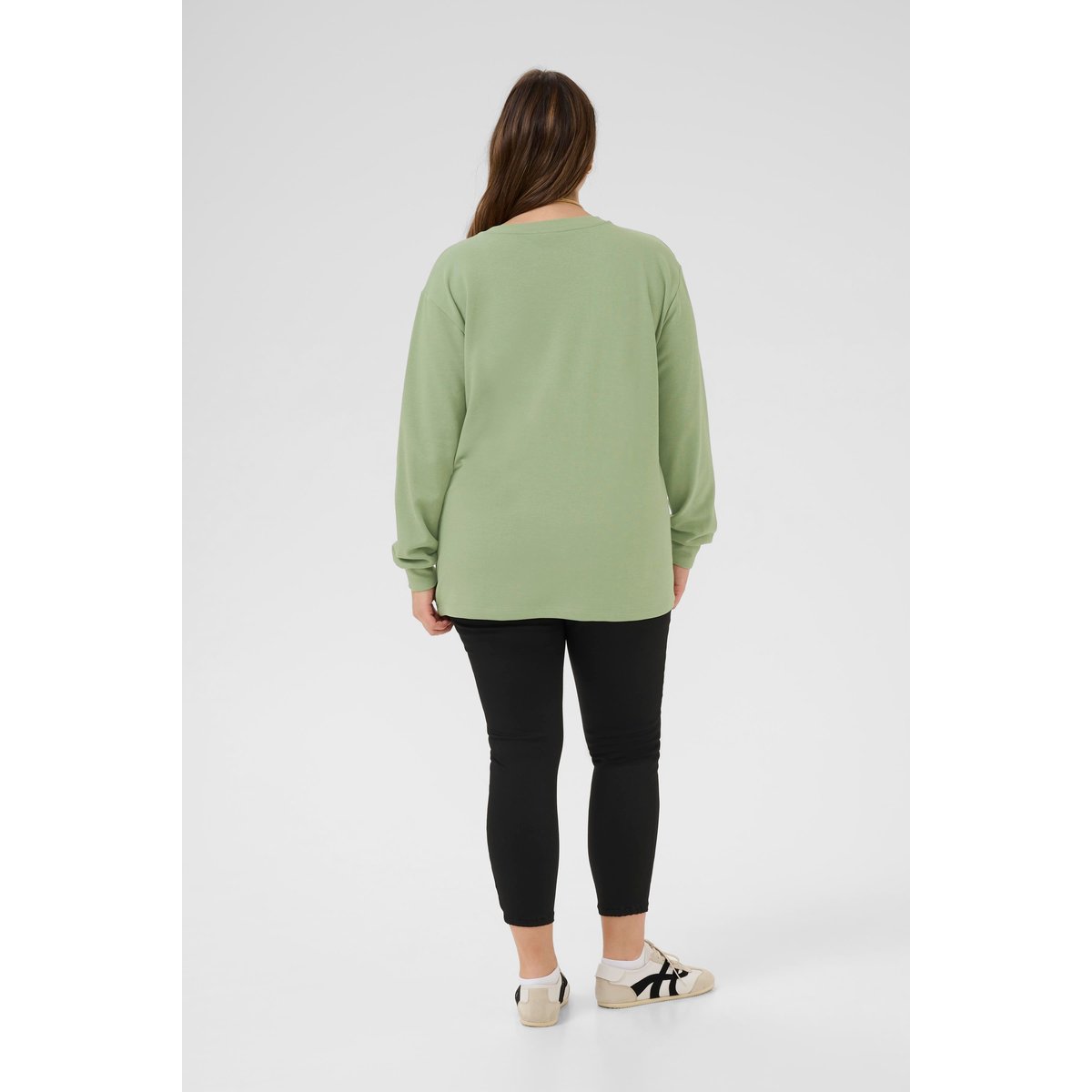 Sweatshirt vert sea spray, KAFFE CURVE