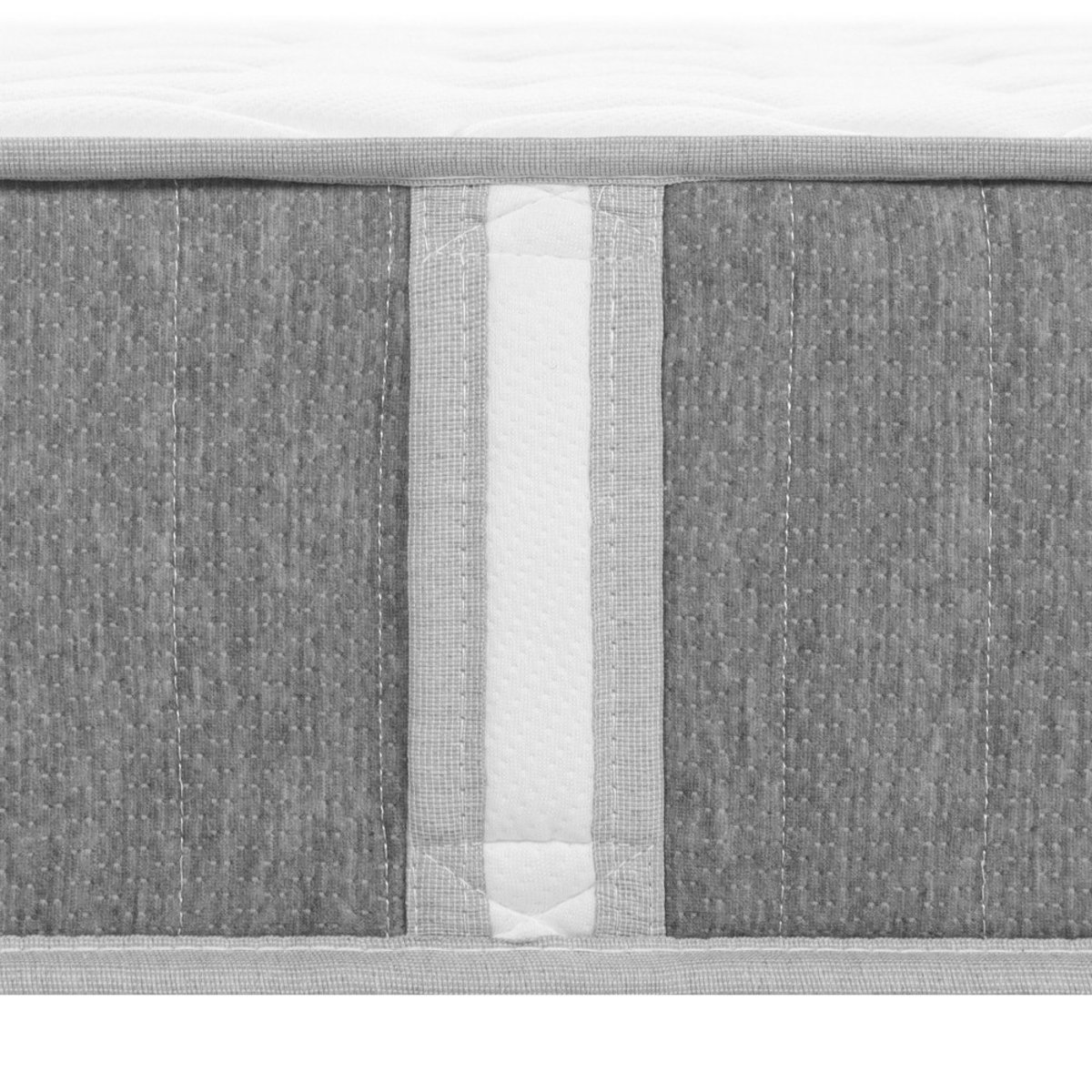 Matelas 100% ressorts, accueil ferme, épaisseur 21cm- NUVIA couleur unique, DRAWER