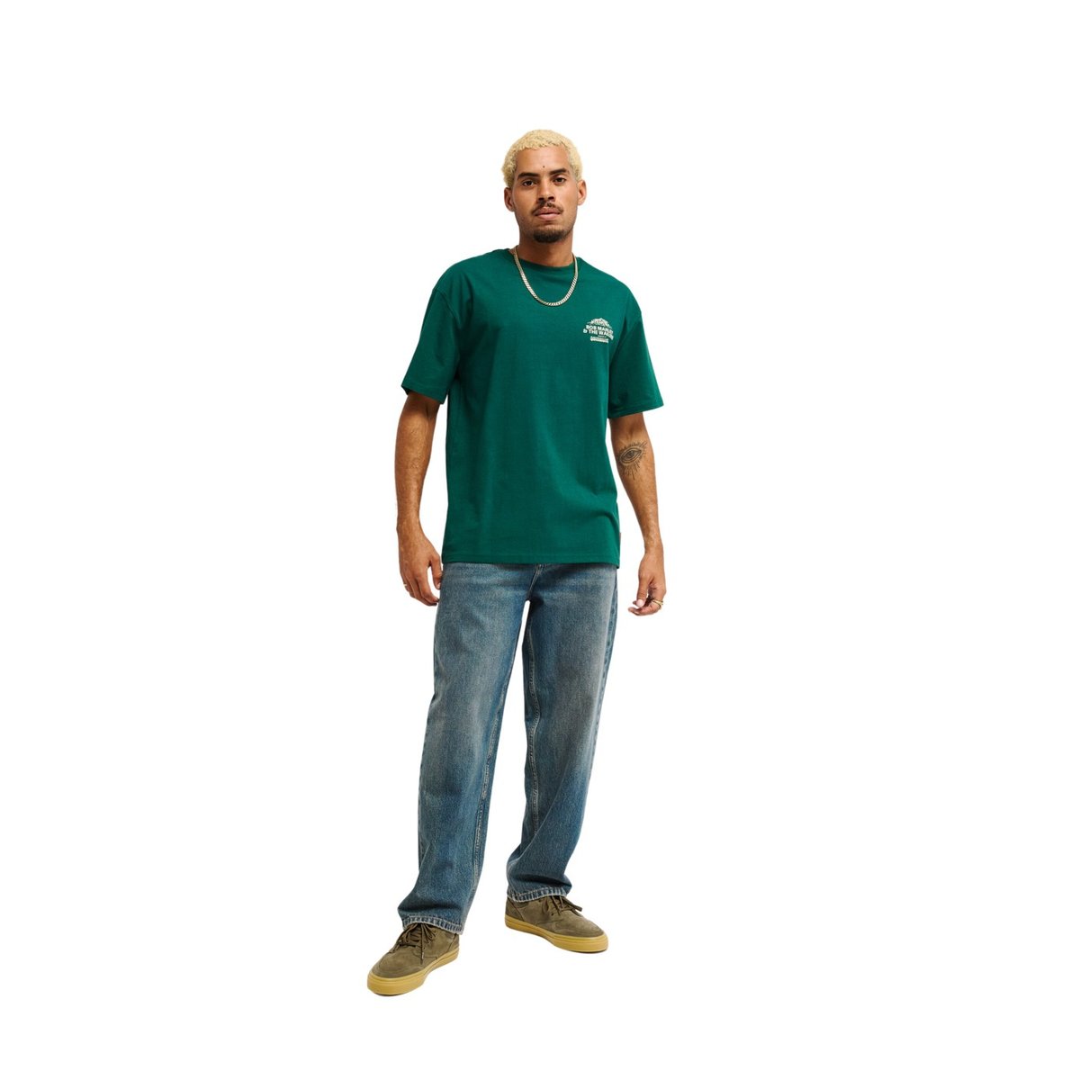 T-Shirt manches courtes BOB MARLEY CONCERT bleu botanical garden, QUIKSILVER