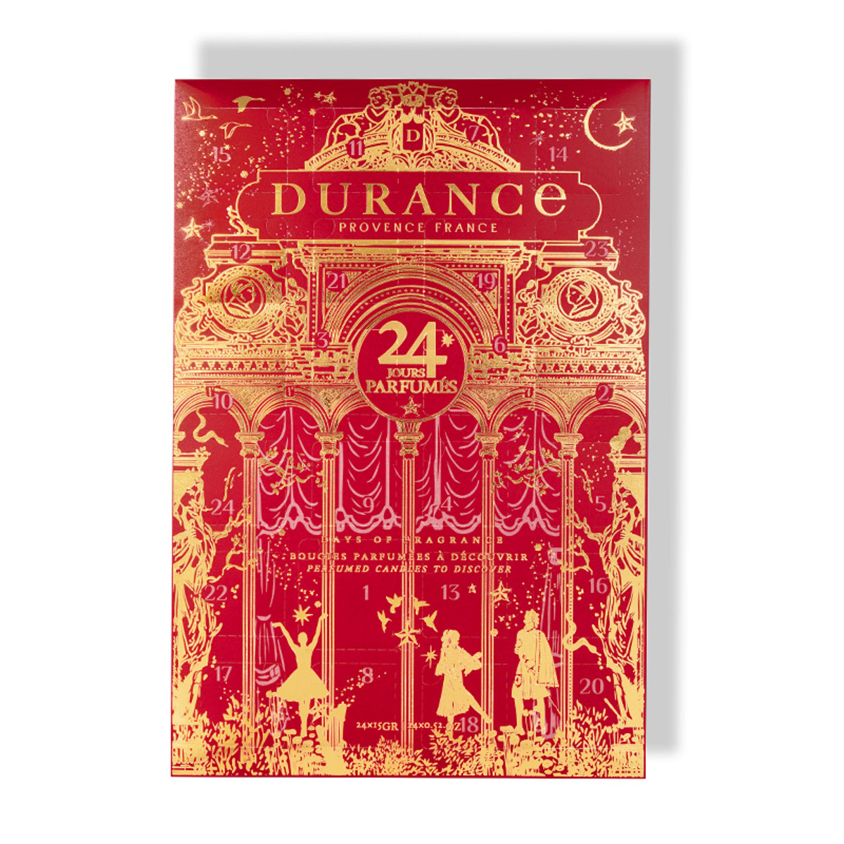 Calendrier de l'avent Bougies couleur unique, DURANCE