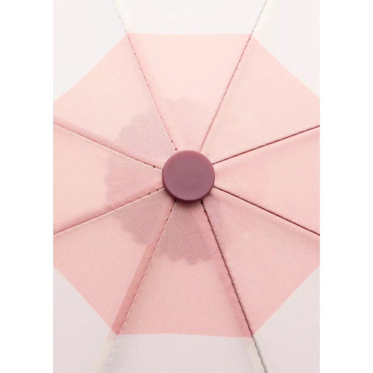 Parapluie imprimé rayures bordeaux, MANGO