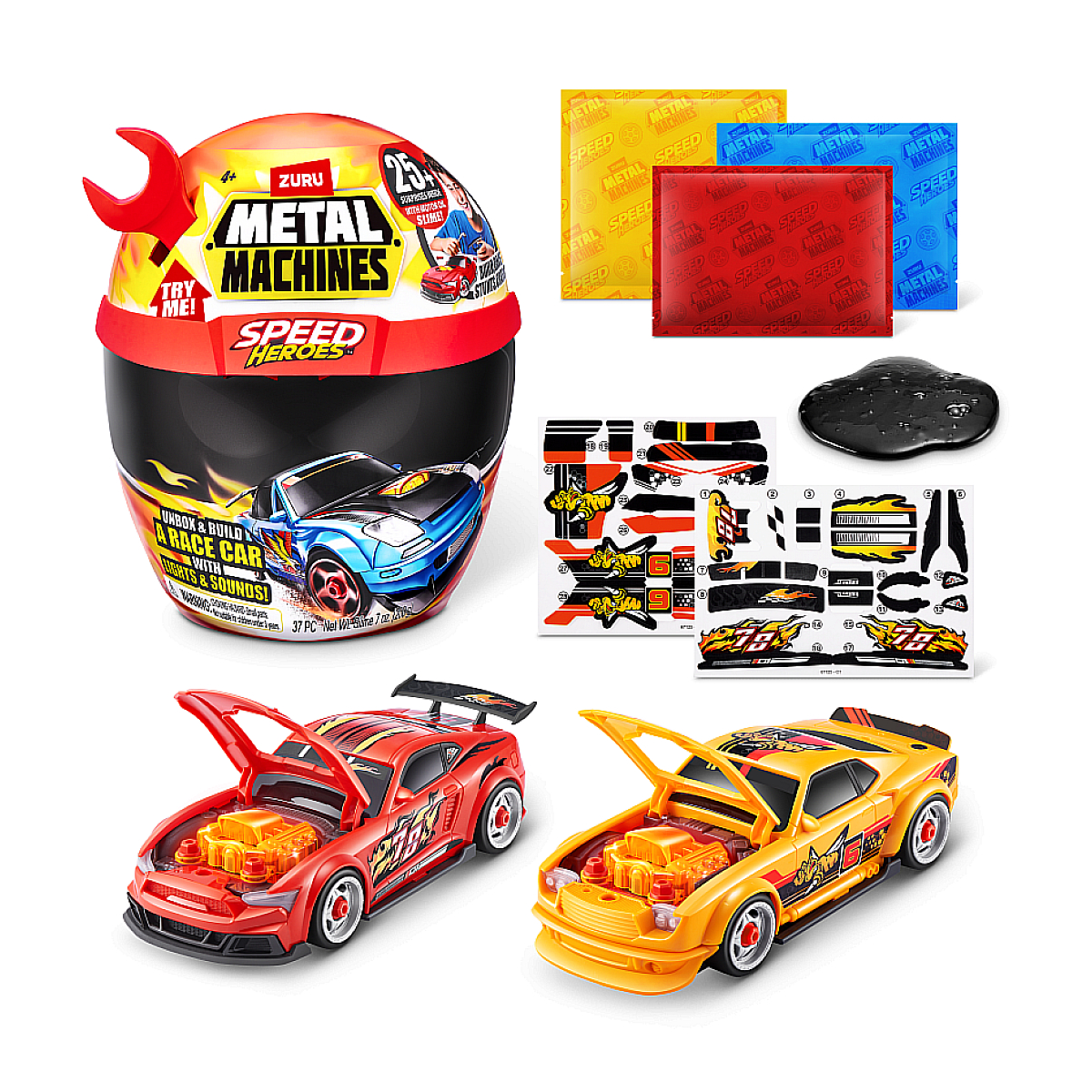 Box metal machines - Speed heroes couleur unique, ZURU