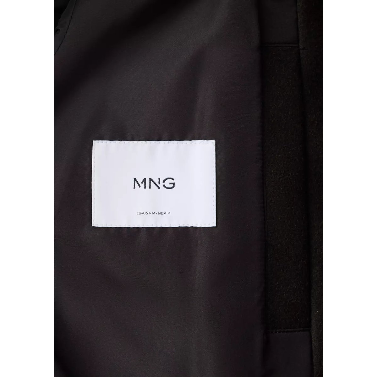 Veste col cheminée à poches café, MANGO MAN