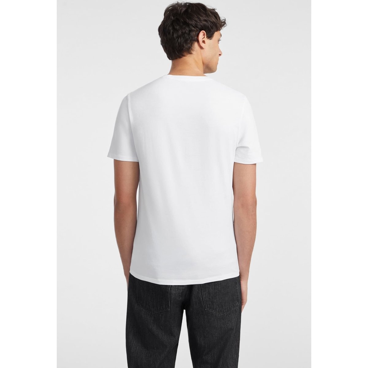 T-Shirt Slim 1981 blanc, GUESS