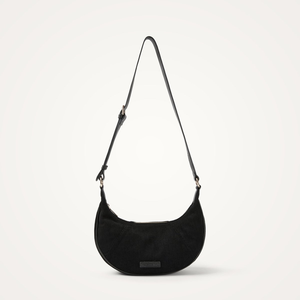 Sac banane demi lune CARO noir, VANESSA WU