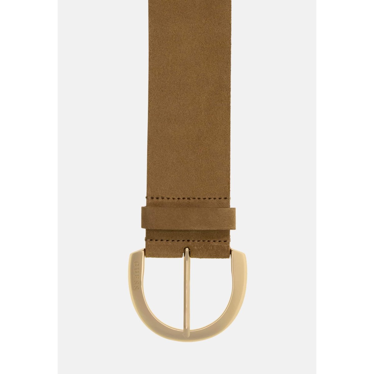 Ceinture En Cuir Véritable marron, GUESS