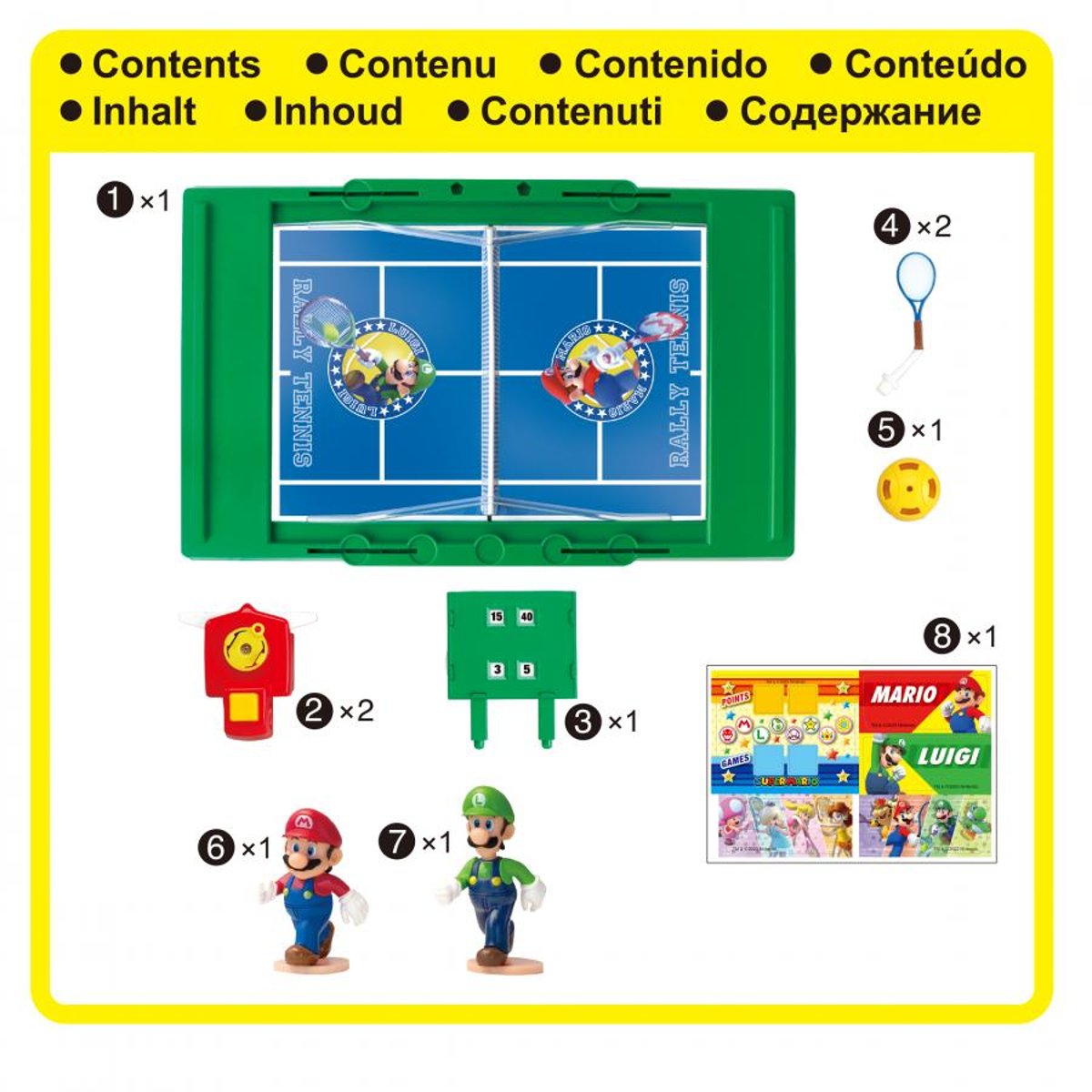 Super mario Rally  tennis couleur unique, SYLVANIAN FAMILIES