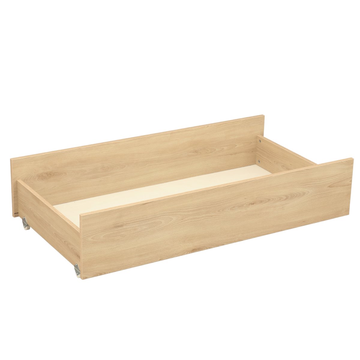 Tiroir pour lit bébé combiné évolutif décor bois hêtre marron, SAUTHON