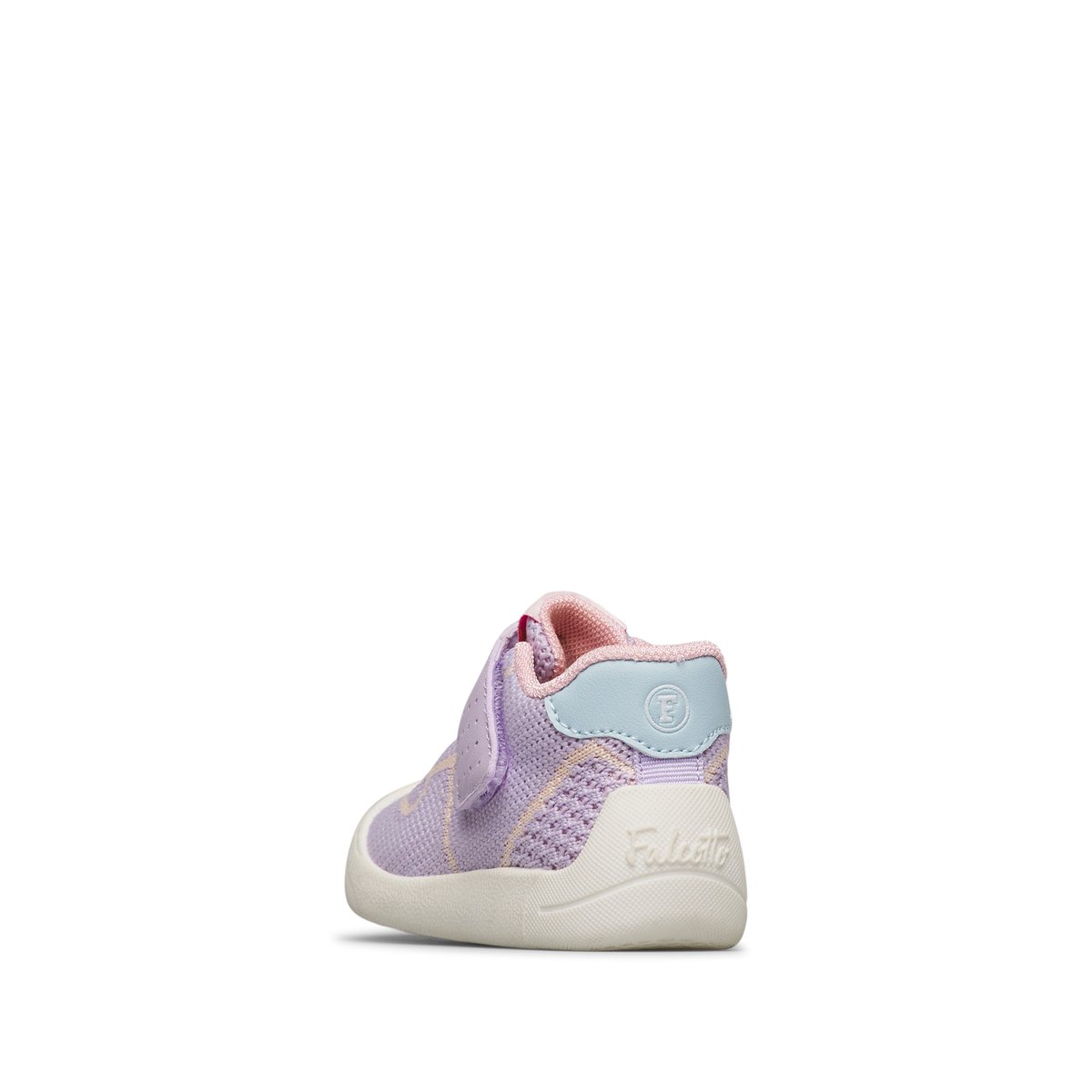 Sneakers en simili cuir et tissu FREE 2 VL. lilas-, FALCOTTO