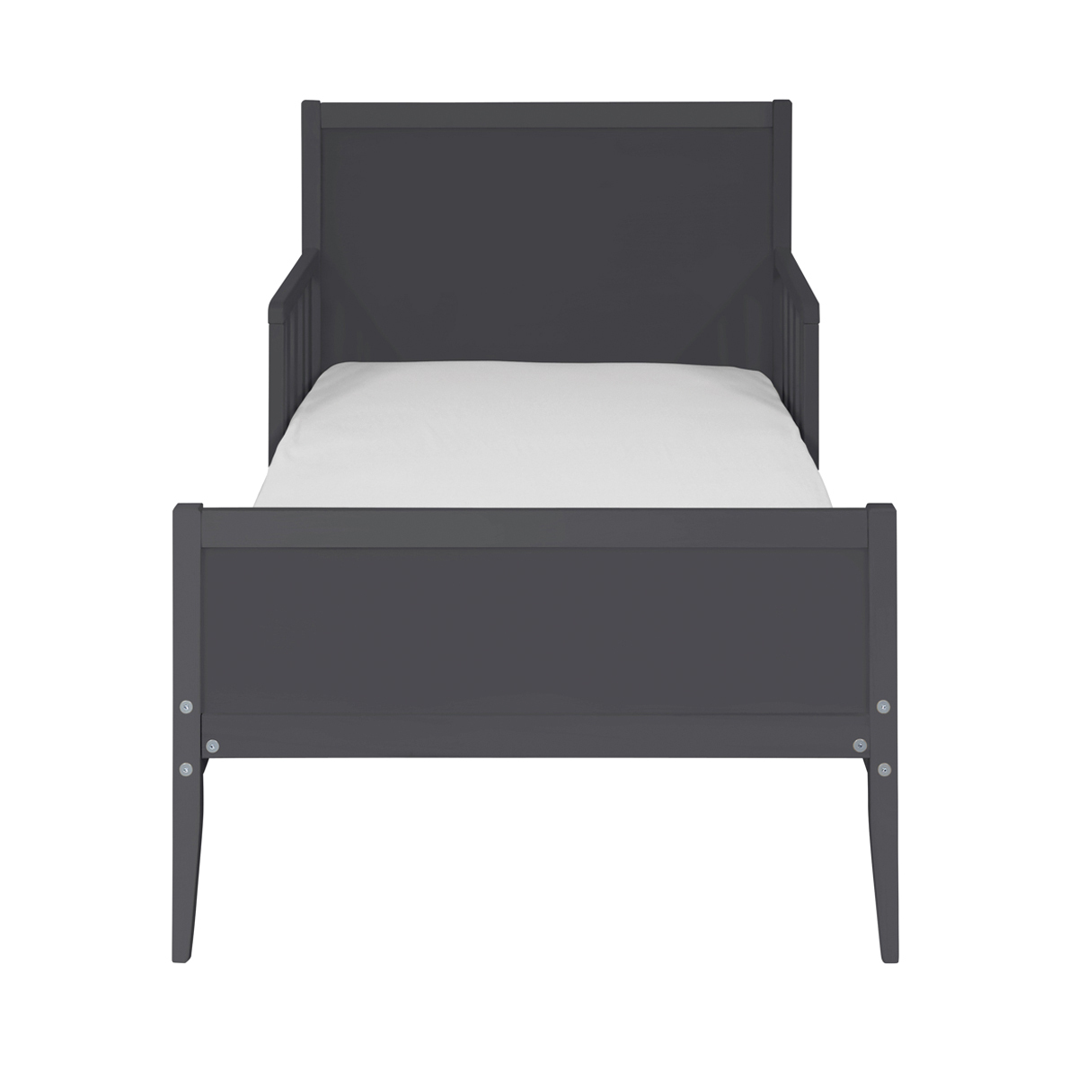 Lit enfant avec  matelas Bois massif  TINA gris, AKITEN RETAIL