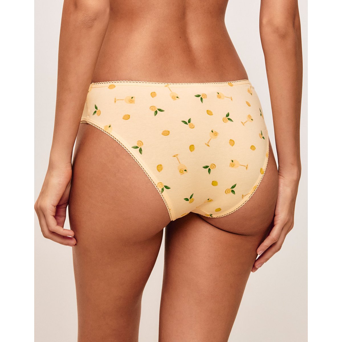 Lot de 3 culottes en coton imprimées fruités BOTTLIZ FRUITI blanc, UNDIZ