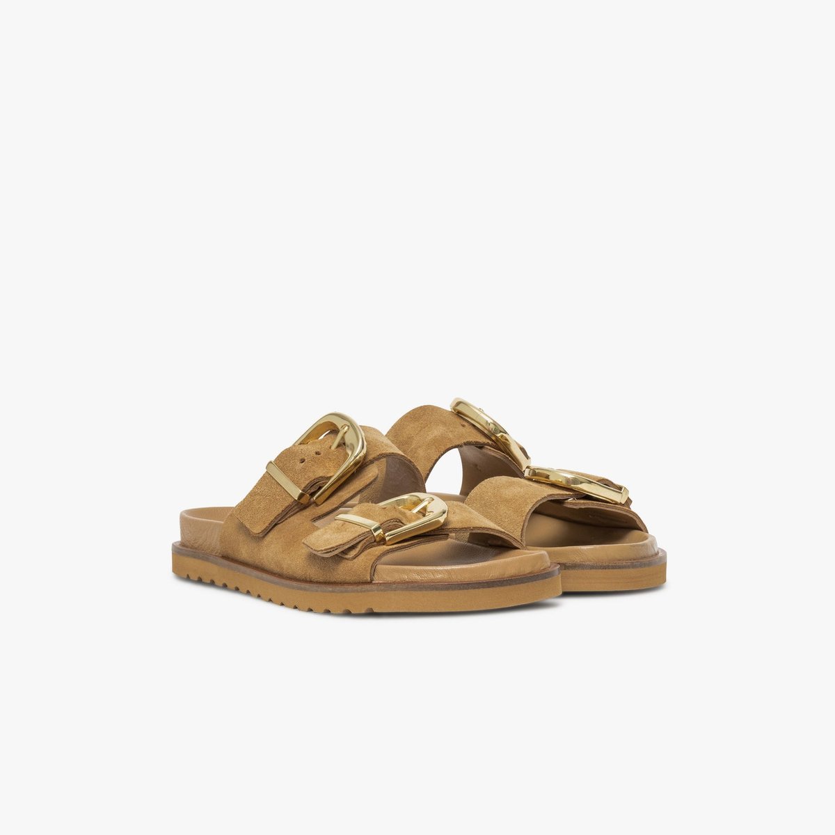 Mule en cuir YELENA camel, BOCAGE