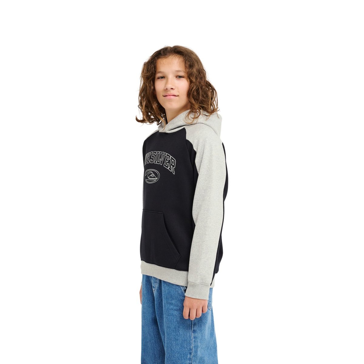 Sweat capuche NO TEACHER noir black, QUIKSILVER