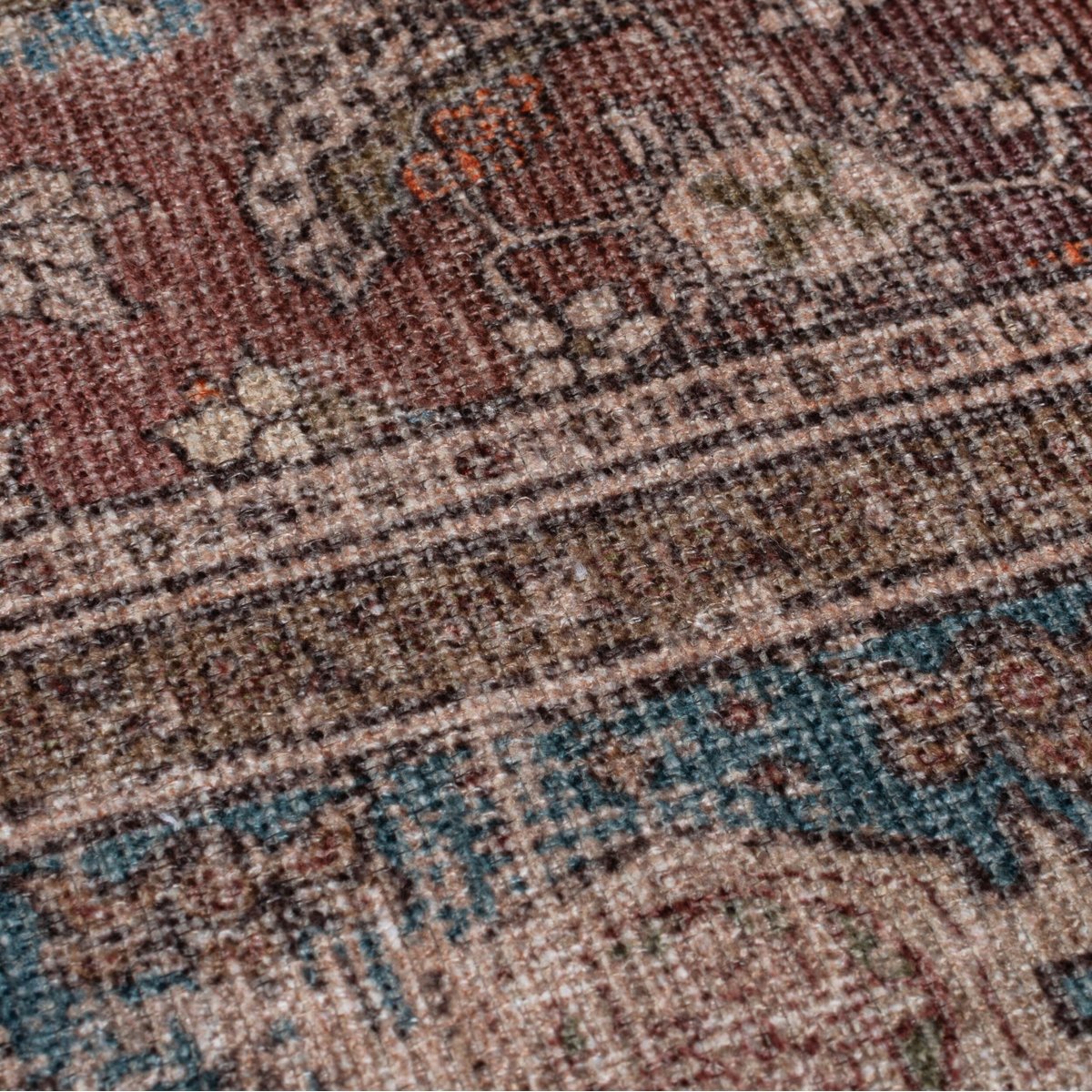Tapis lavable CYRA rouge, FLAIR RUGS