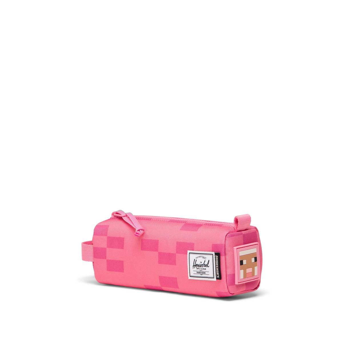 Trousse en matières recyclées MINECRAFT SETTLEMENT rose clair, HERSCHEL