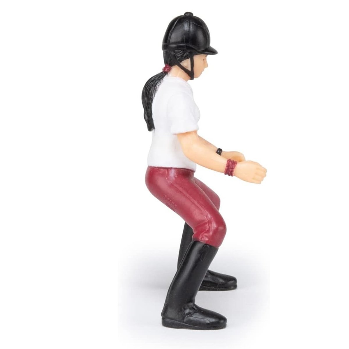 Figurine Jeune cavalière rouge, PAPO