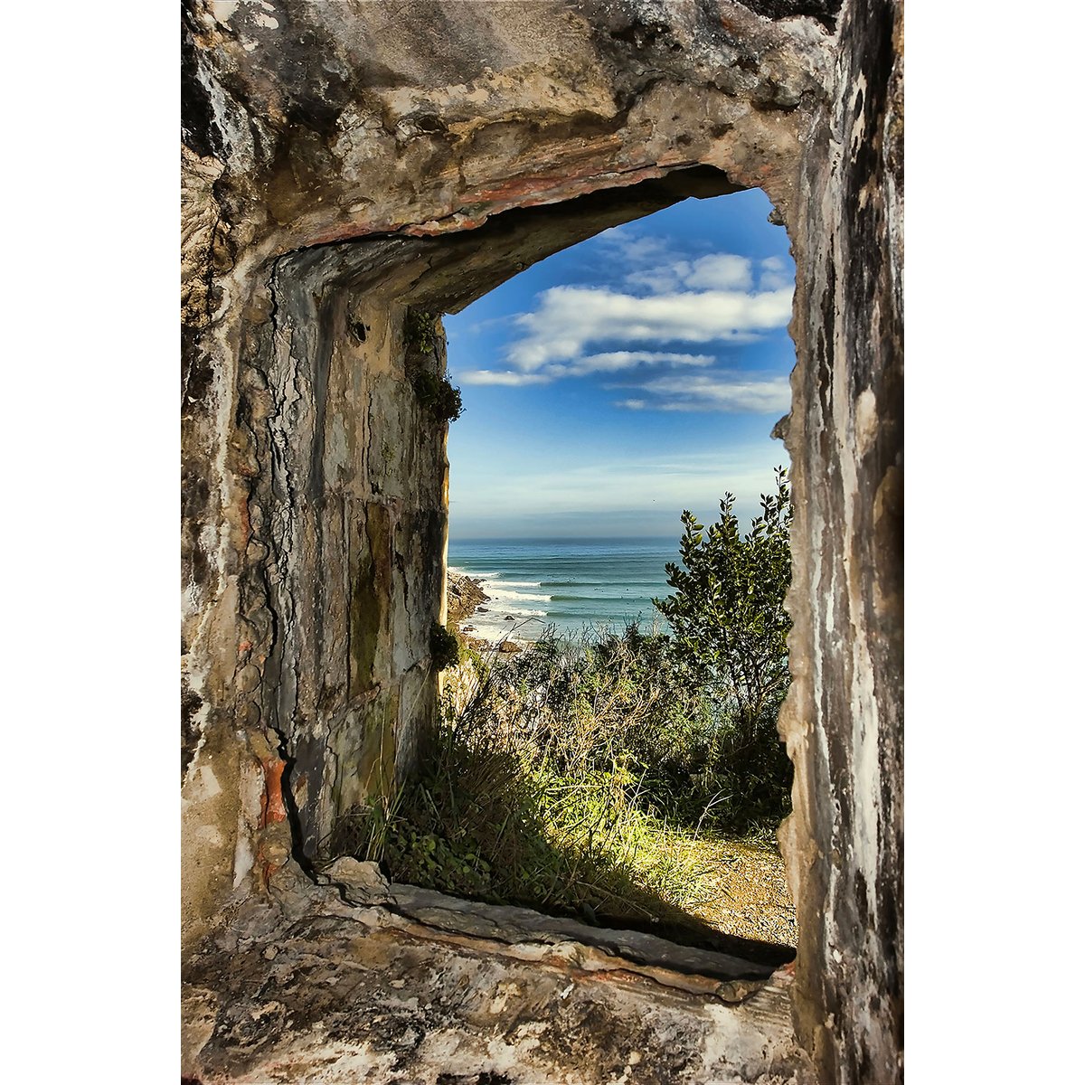 Tableau vue sur laredo cantabrie tableau alu dibond, HEXOA