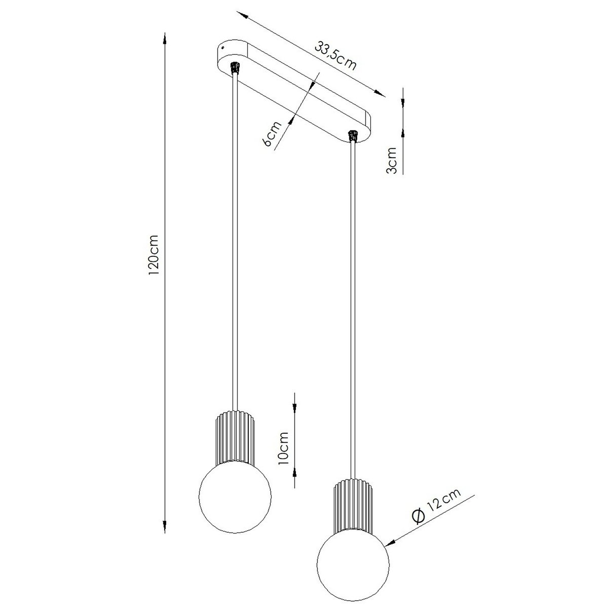 Suspension Aluminium Outremer G9 2 Halo outremer, EDEN
