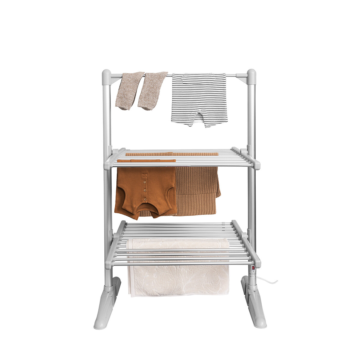 2-Tier Heated Airer white, PIFCO