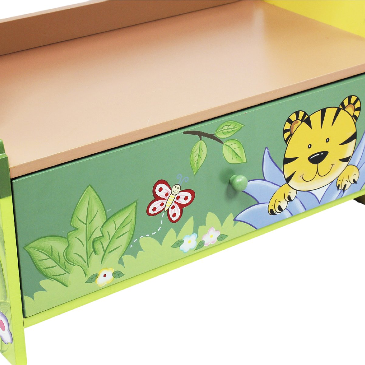 Bibliothèque Bois Enfant SUNNY SAFARI jaune, TEAMSON KIDS