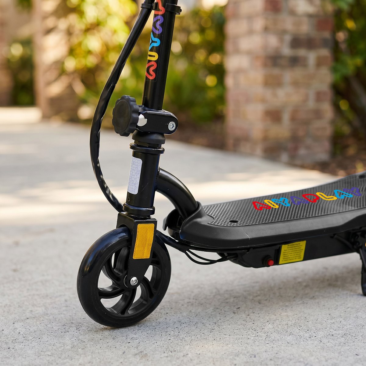 Trottinette électrique pour enfants Métal noir, HOMCOM
