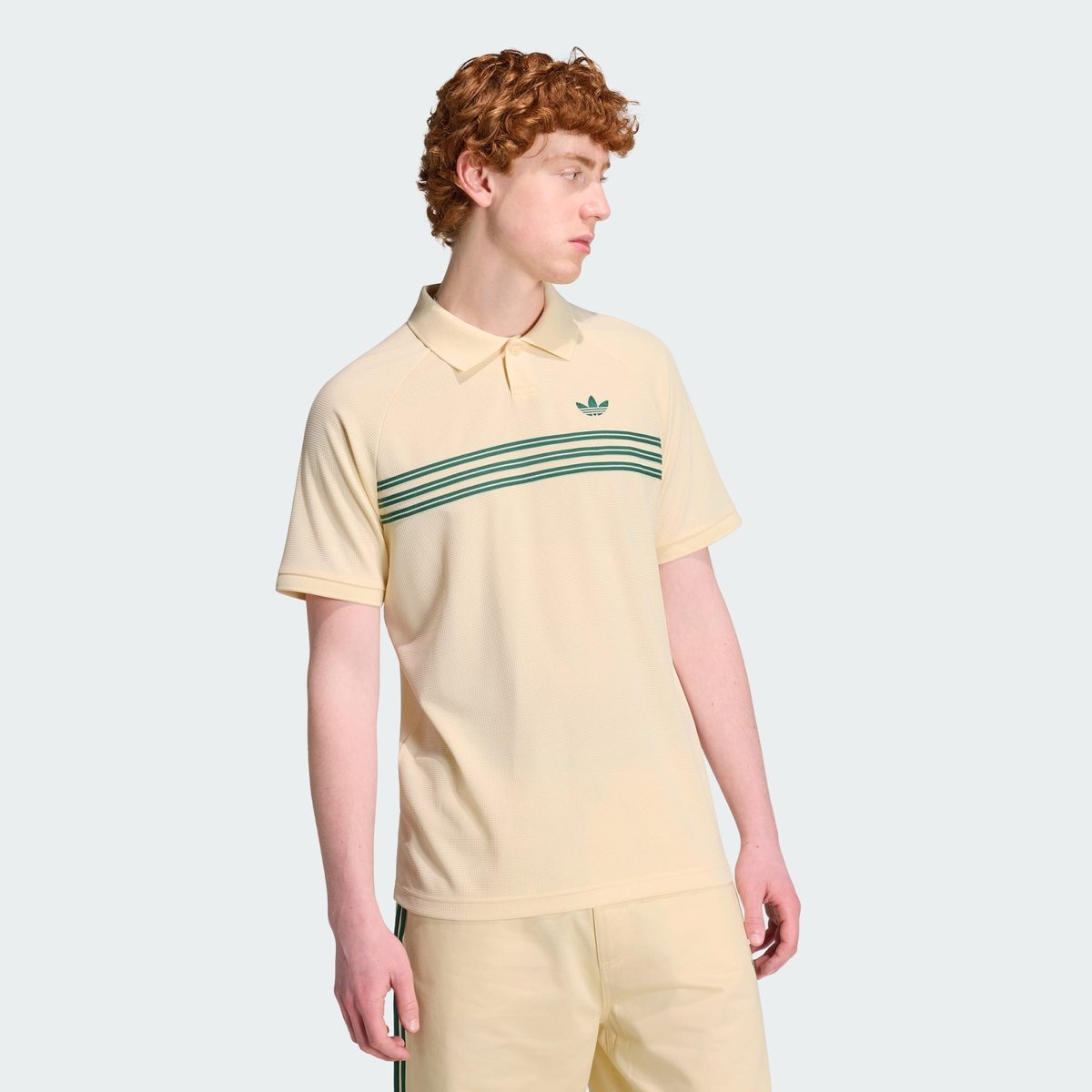 Polo Bandes Poitrine Polo Bandes Poitrine warm vanilla, adidas Originals