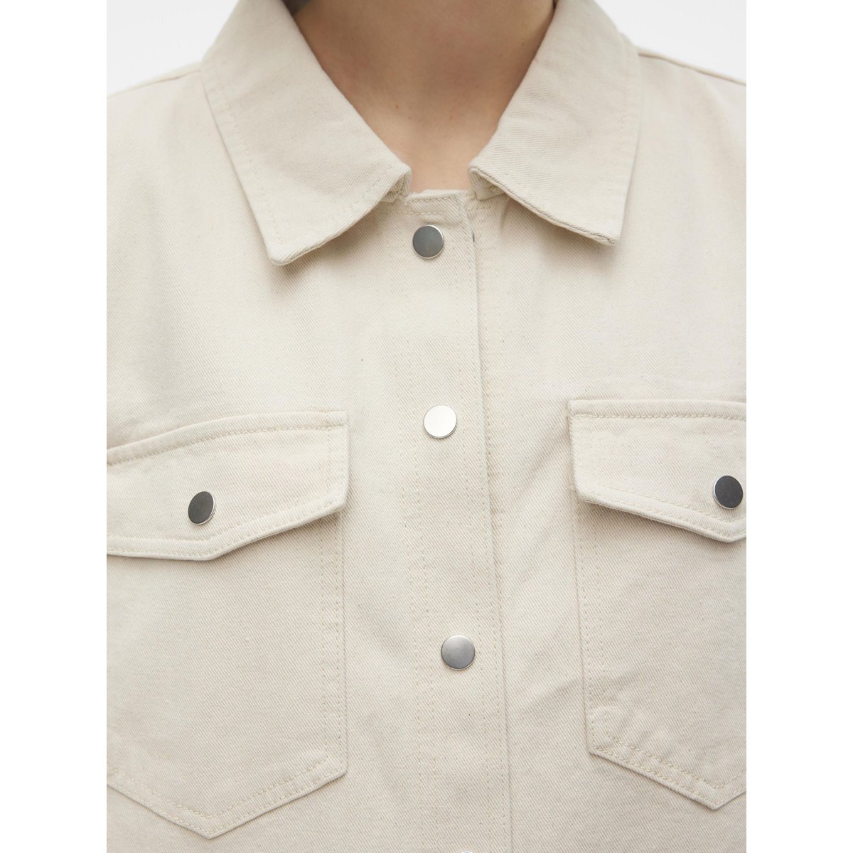 Robe En Denim ecru, VERO MODA