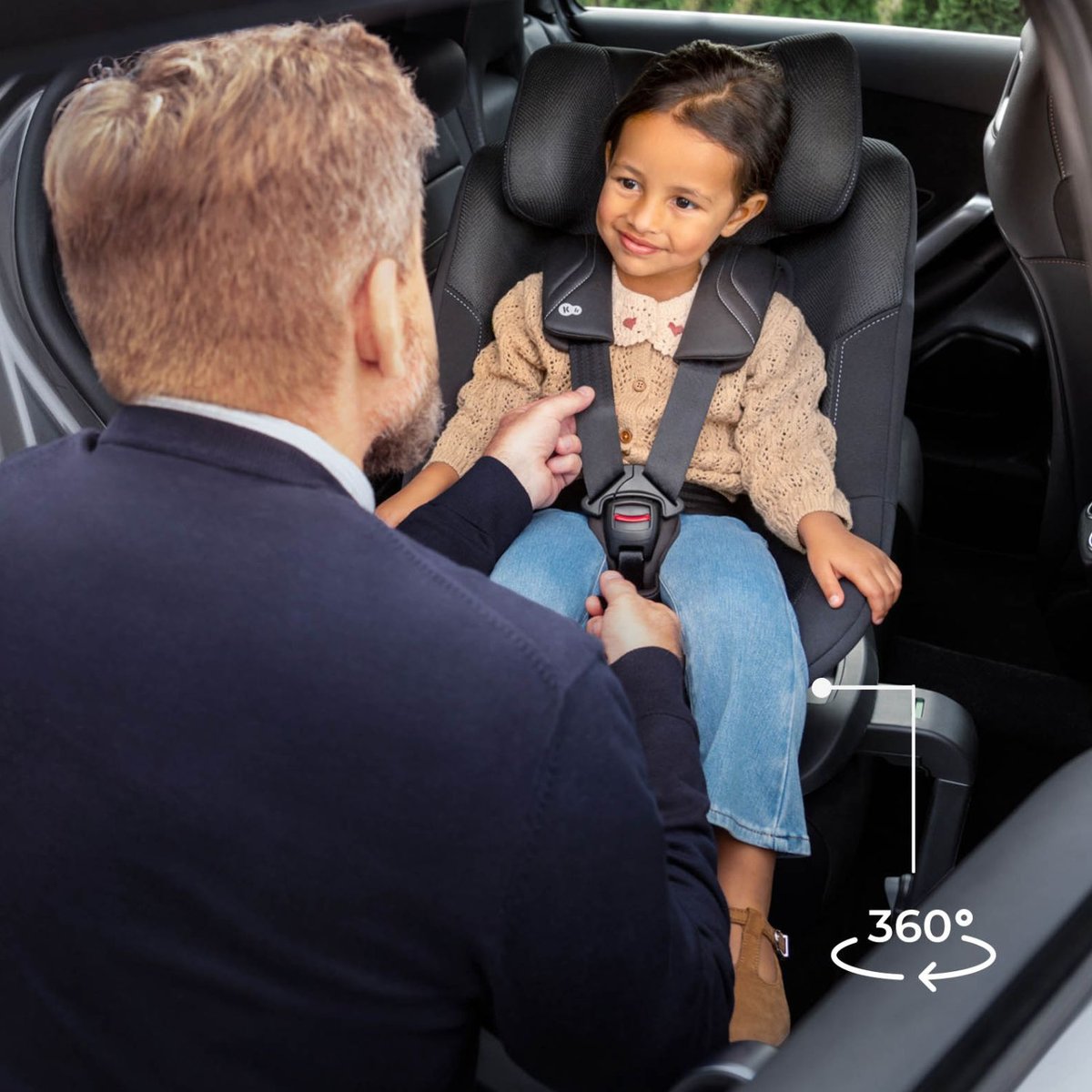 Siège auto I-Guard Pro i-Size noir, KINDERKRAFT