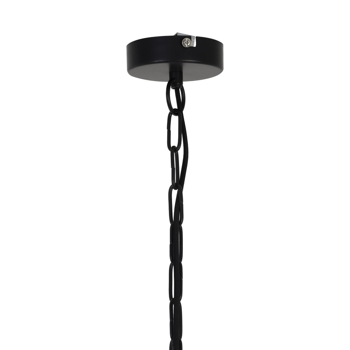 Lampe Suspendue Métal MEYA noir, LIGHT & LIVING 