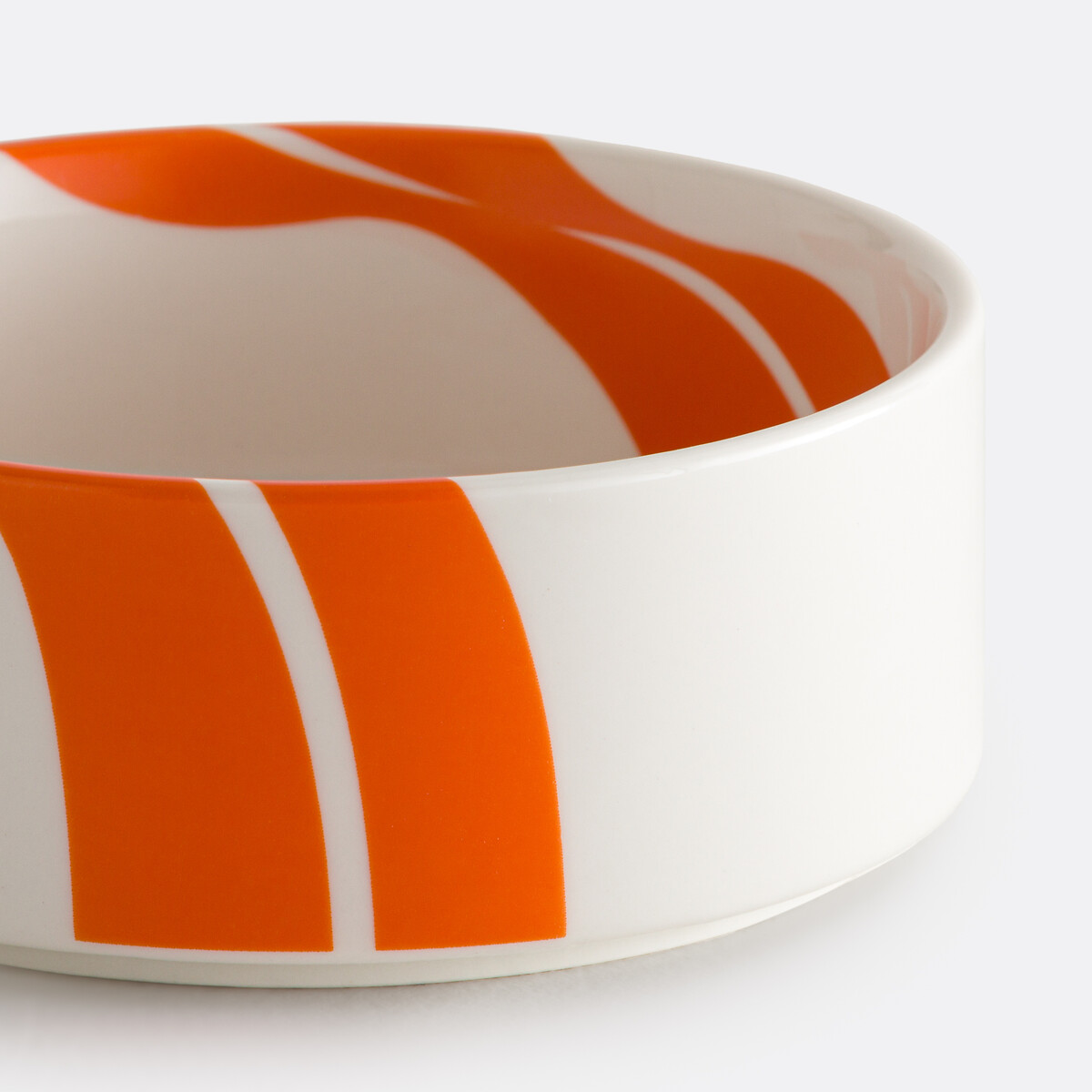 Set di 2 ciotole da aperitivo in ceramica, SONGE arancione/mattone, MAPOÉSIE X LA REDOUTE INTÉRIEURS