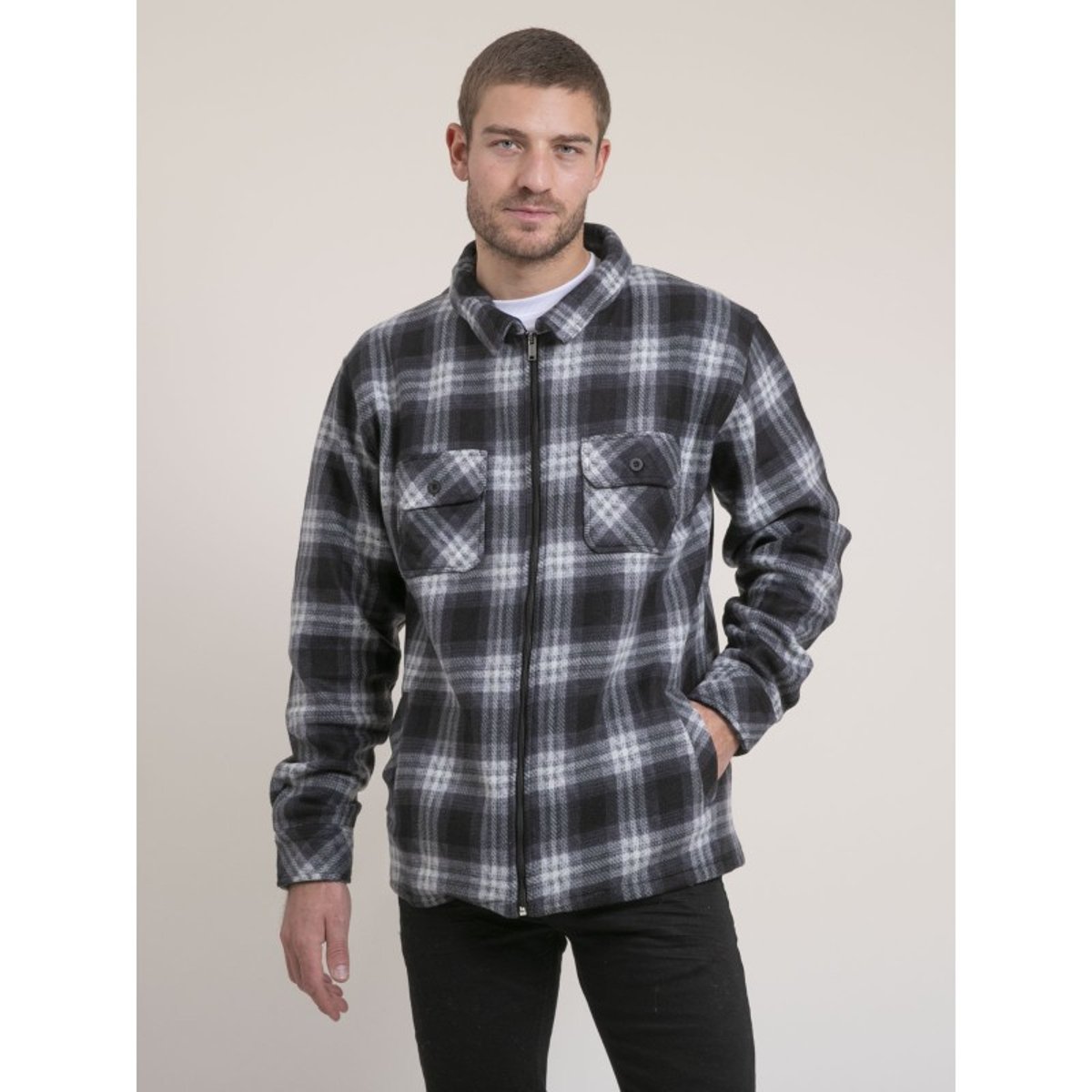 Surchemise Carreaux Tacanolo noir, RITCHIE