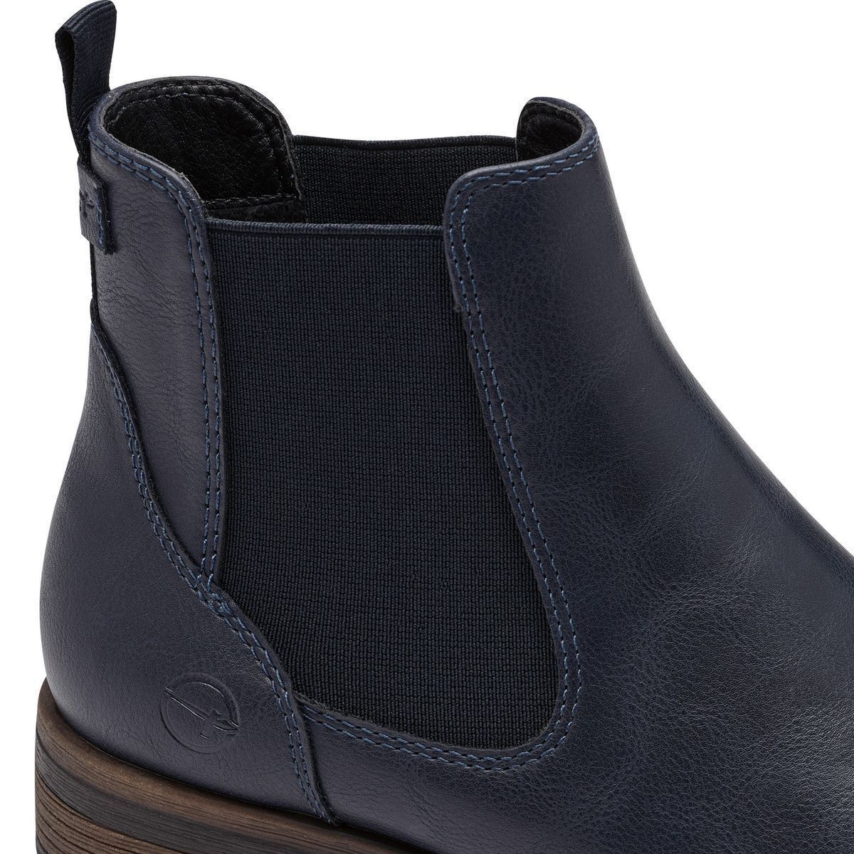Bottines plates bleu marine, TAMARIS