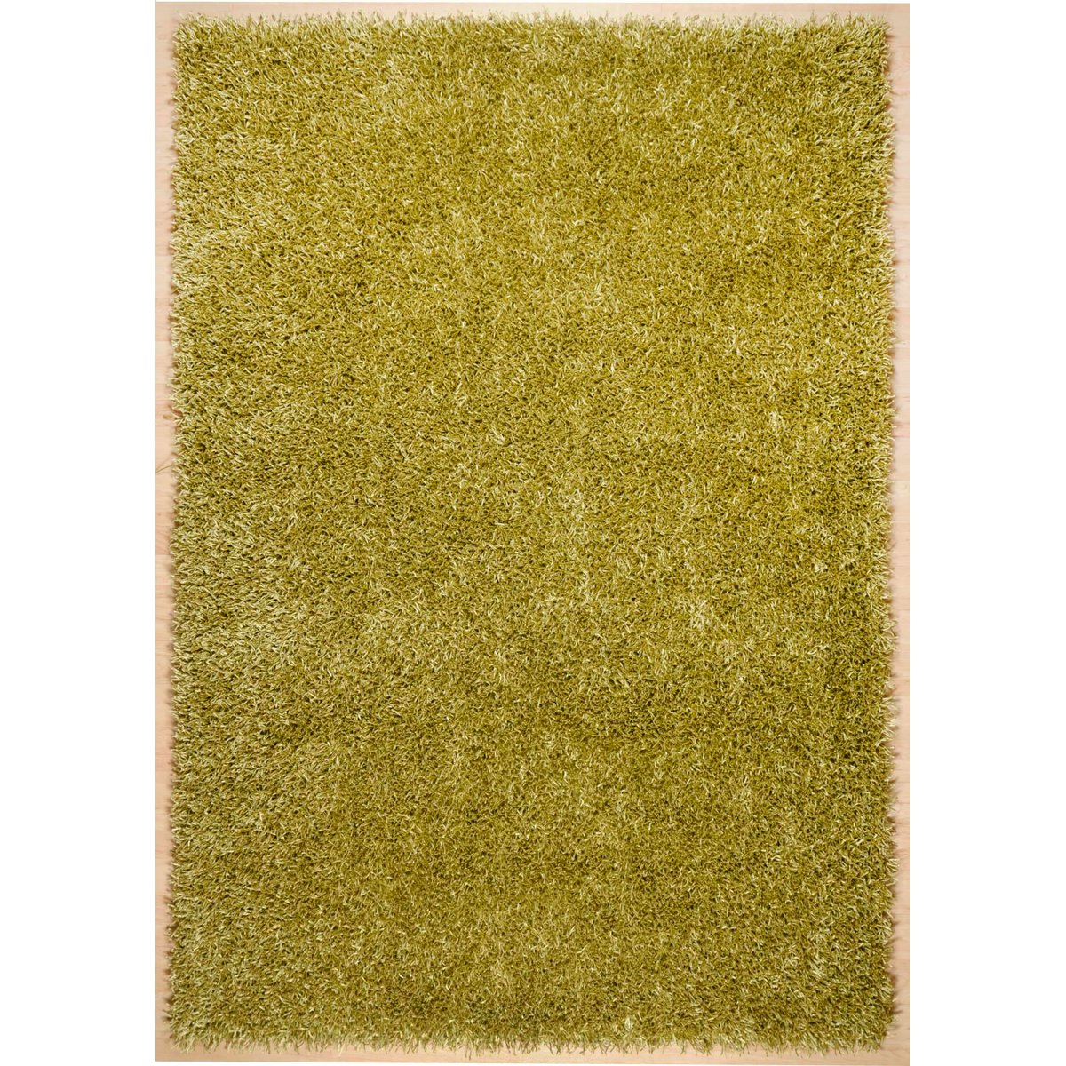 Tapis de salon Pop Shaggy à poils longs vert multicolore, THEKO