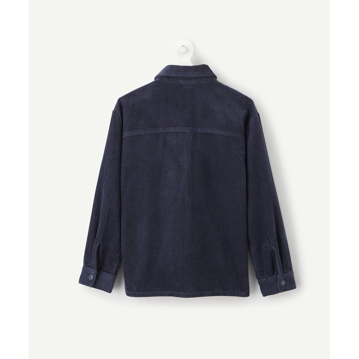 Chemise en velours côtelé bleu marine, TAPE A L'OEIL