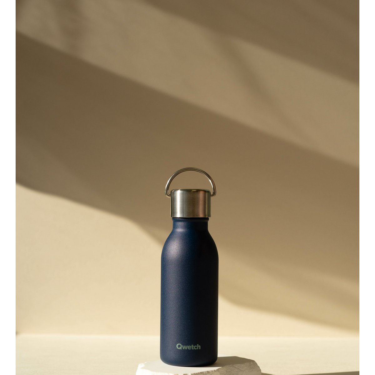 Bouteille isotherme bleu nuit, QWETCH
