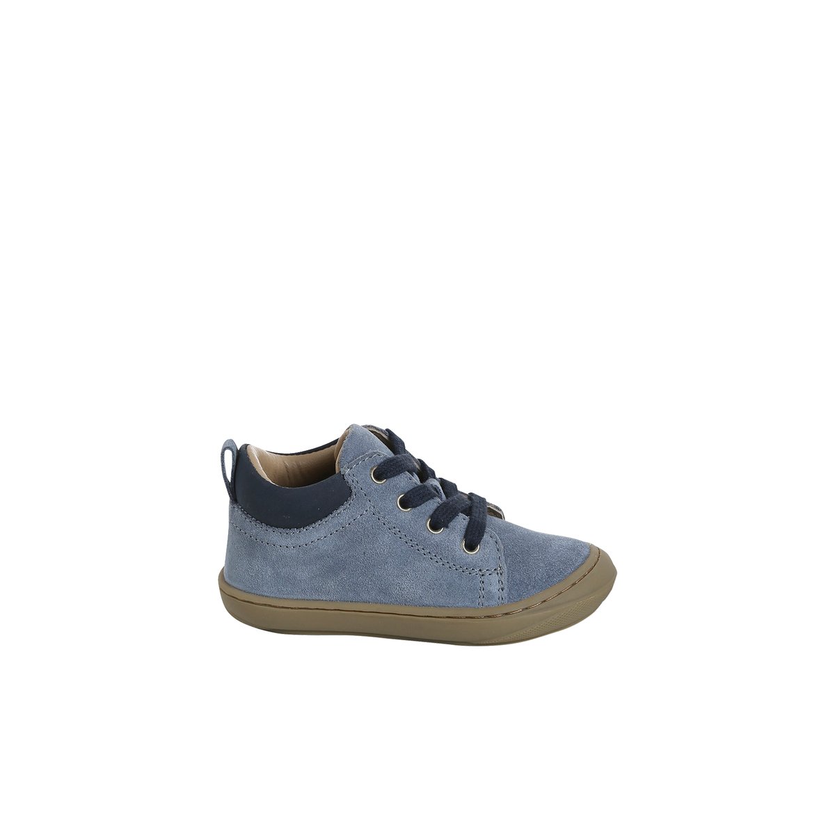 Chaussures premiers pas bébé lacets lot bleu, VERTBAUDET