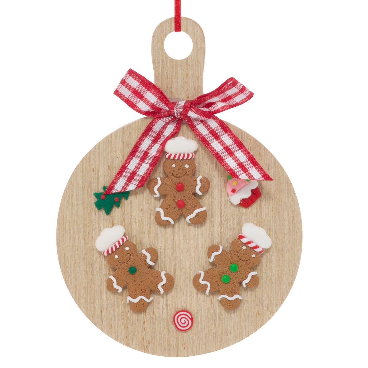 SDN BOIS PLANCHE BISCUIT 14CM marron, ATMOSPHERA