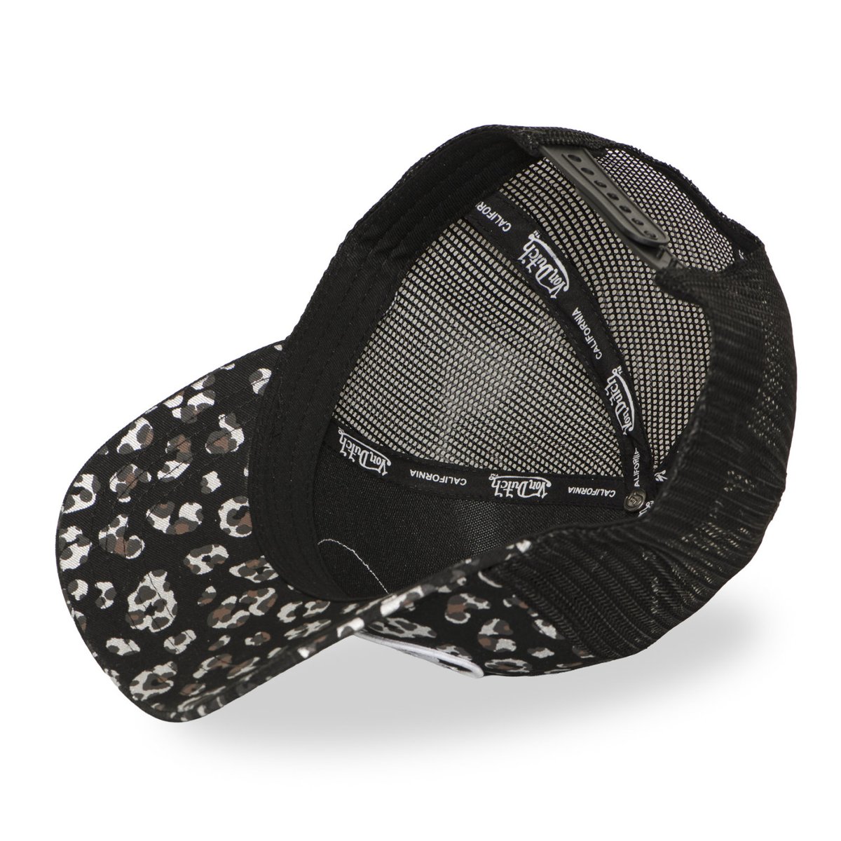 Casquette trucker FOIL noir/marron/argent/blanc, VON DUTCH
