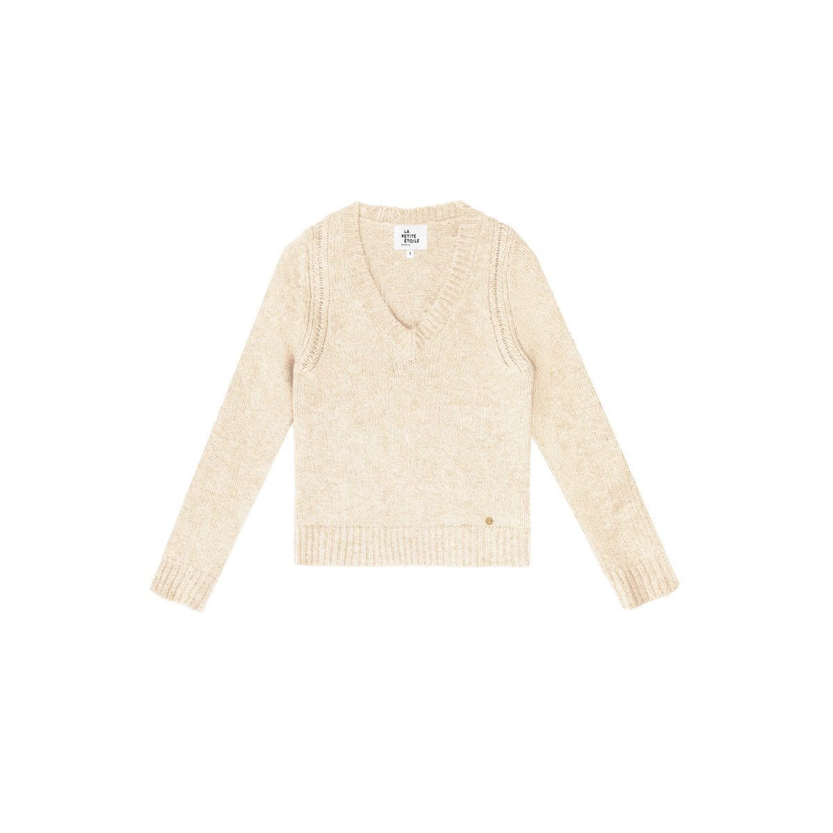 PULL uni MIREY 11-ecru, LA PETITE ETOILE
