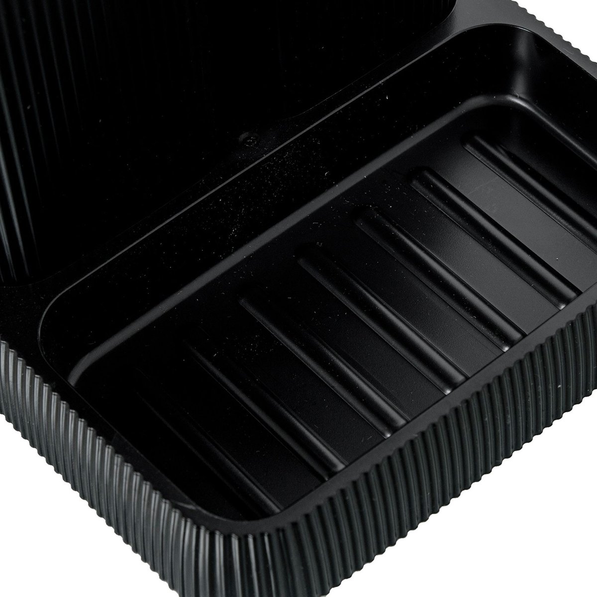 Set salle de bain acrylique noir 15x16x15cm noir, WADIGA