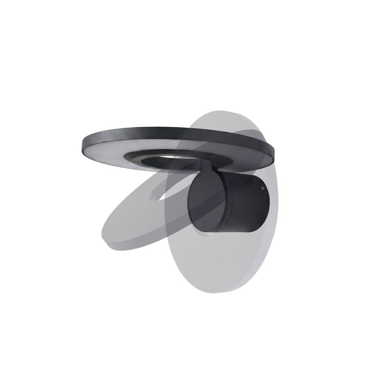 Applique extérieure en aluminium moderneLED anthracite, blanc, ARCCHIO
