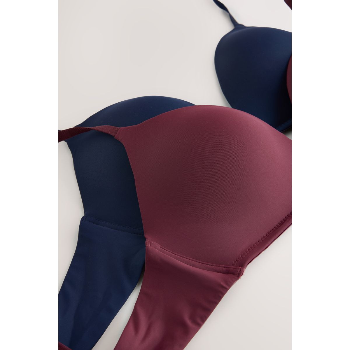 Soutien-gorge lissant, lot de 2 prune violet/marine, NEXT