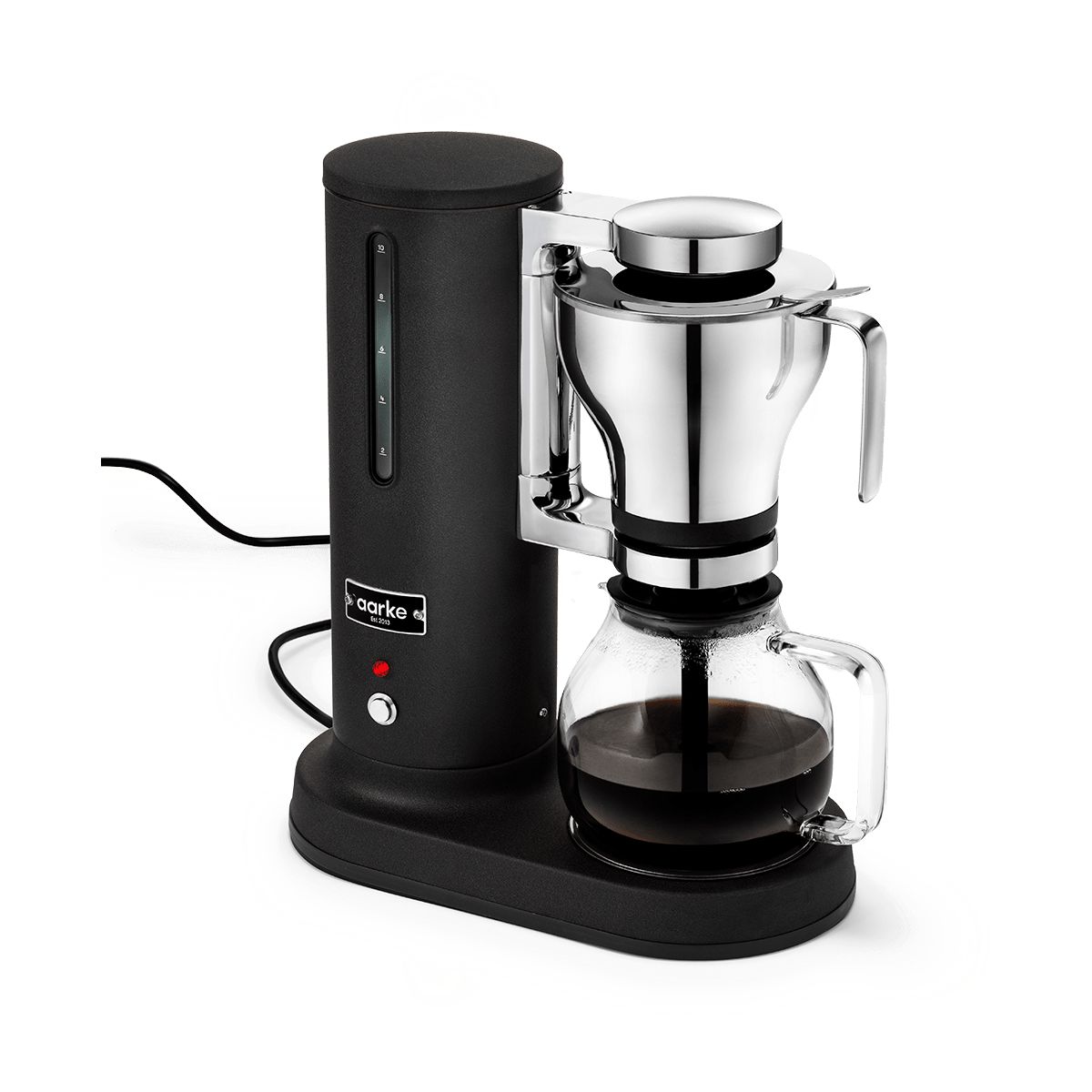 Cafetière filtre noir mat AAA1301 couleur unique, AARKE